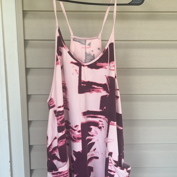 NWT FP Movement Hot Shot Printed Onesie - Palmy Beach Night Pink - Picture 6 of 9